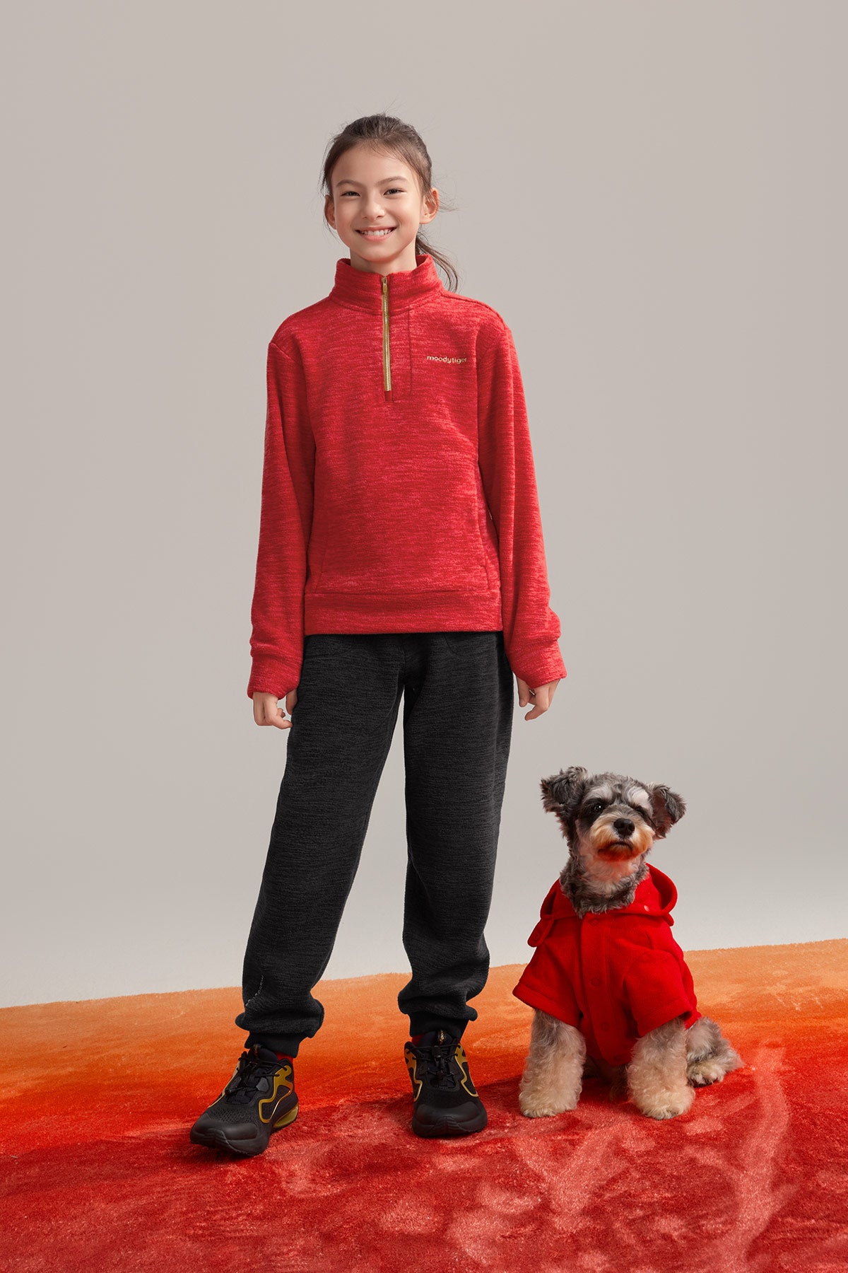 Polar Fleece Sweater **Barbados Cherry**