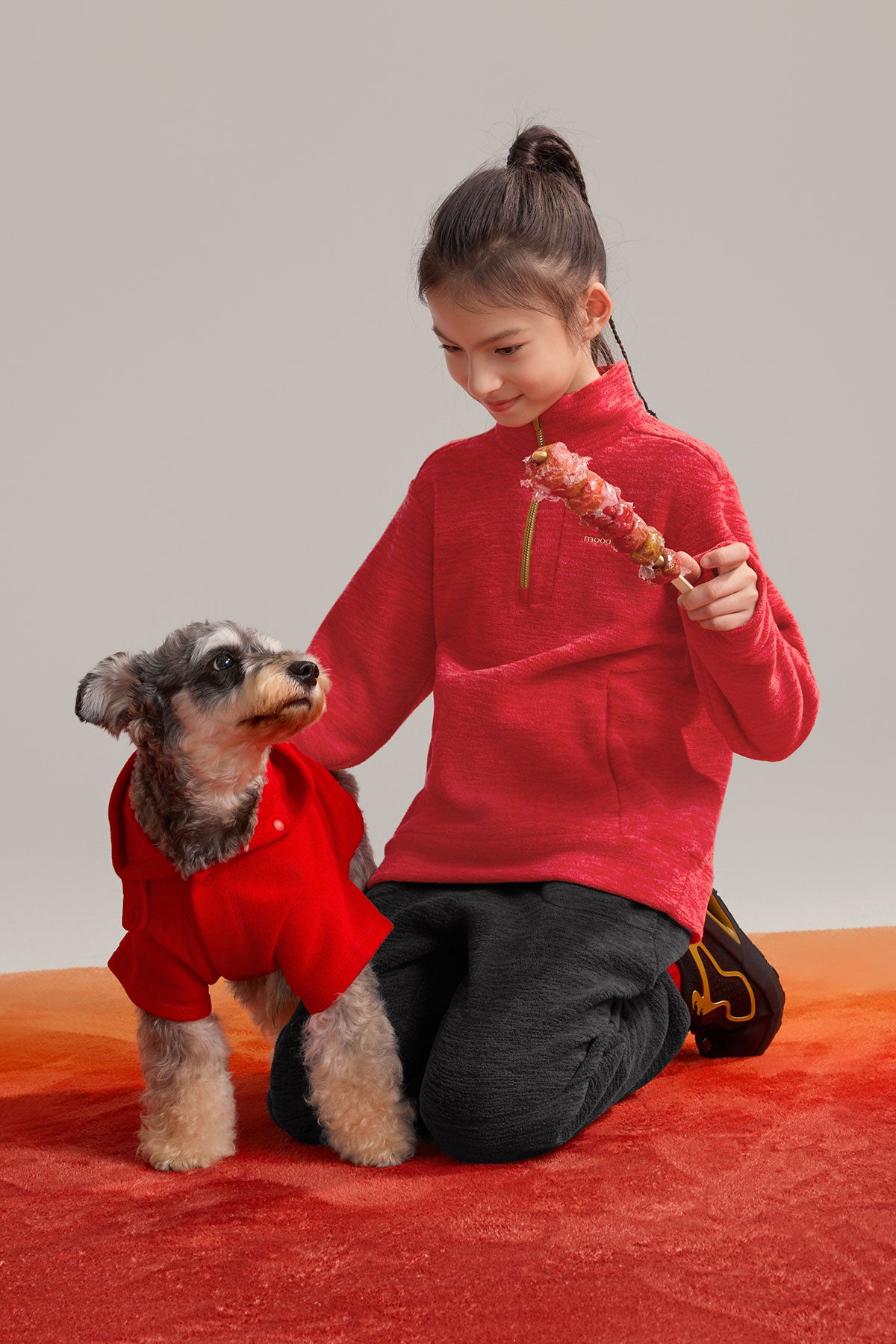 Polar Fleece Sweater **Barbados Cherry**