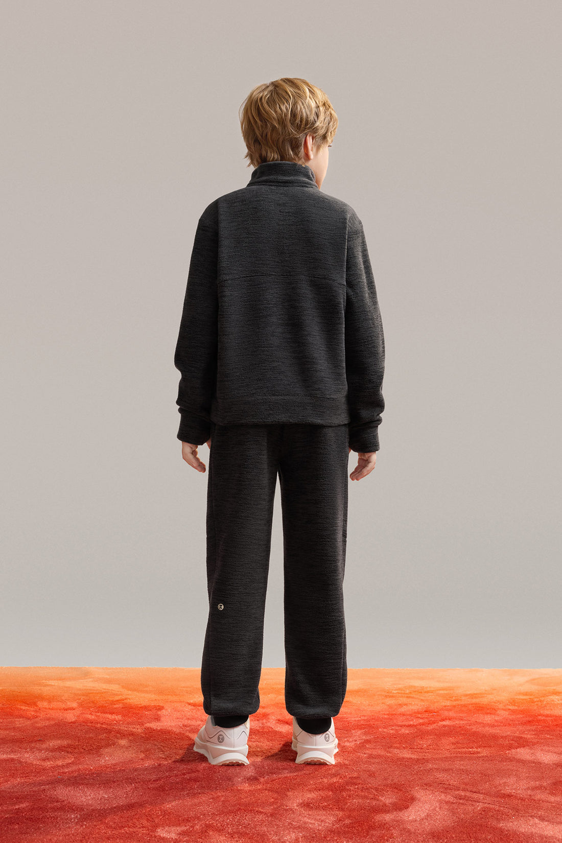 Polar Fleece Sweater **Charcoal Black**