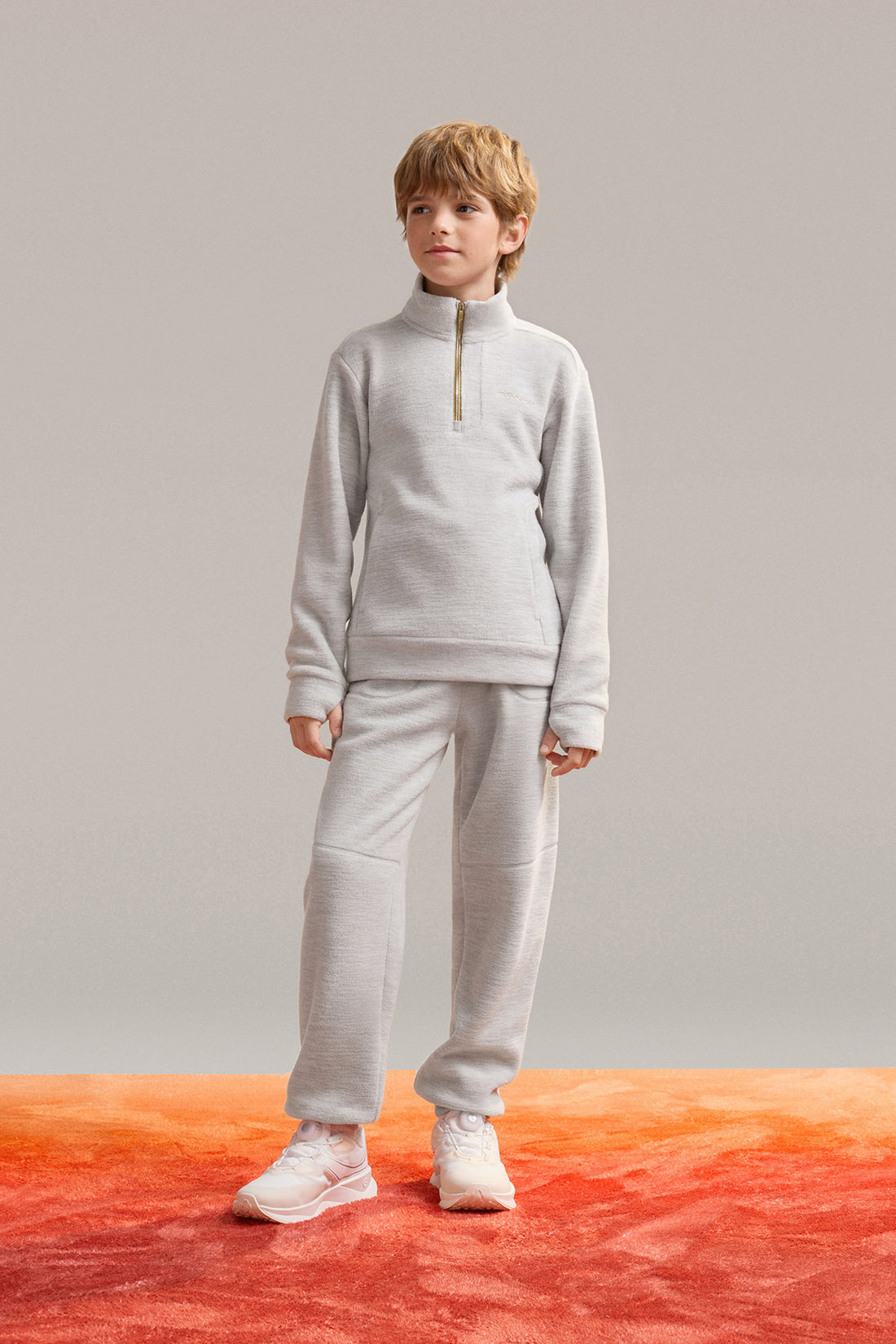 Polar Fleece Sweater **Moon Grey**