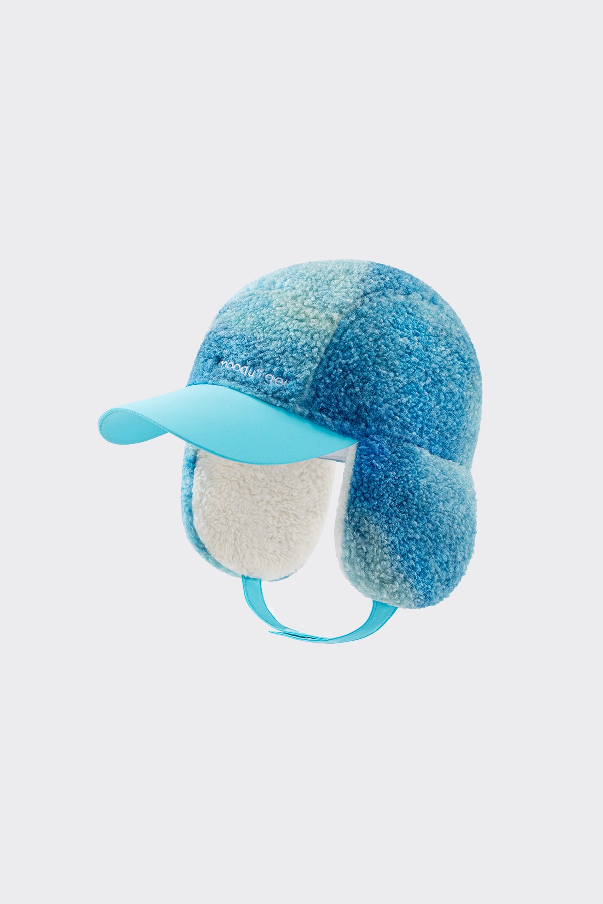 Printed Fleece Cap **Chasing Light Blue**