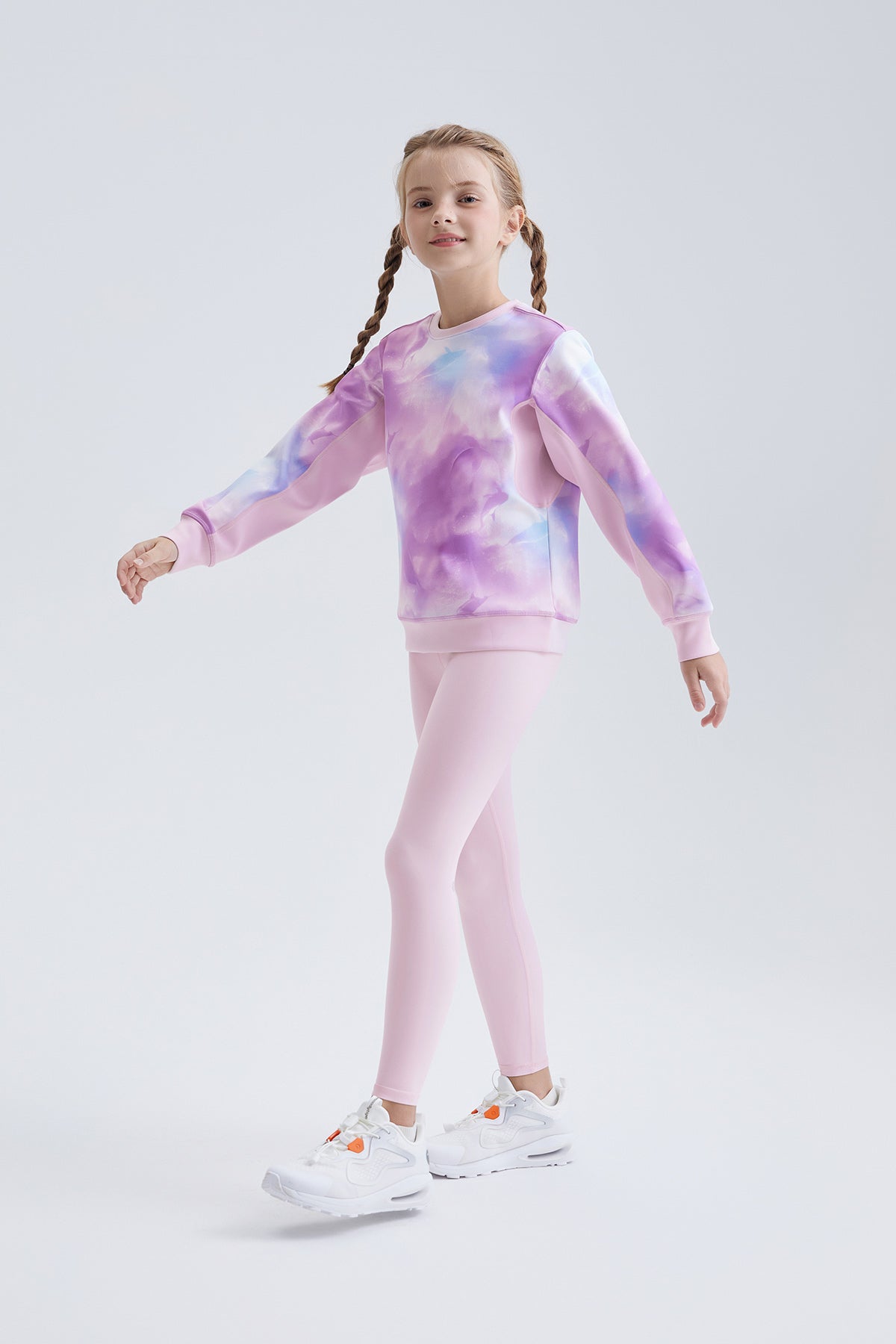 Printed Neoprene Pullover **Elf Purple**