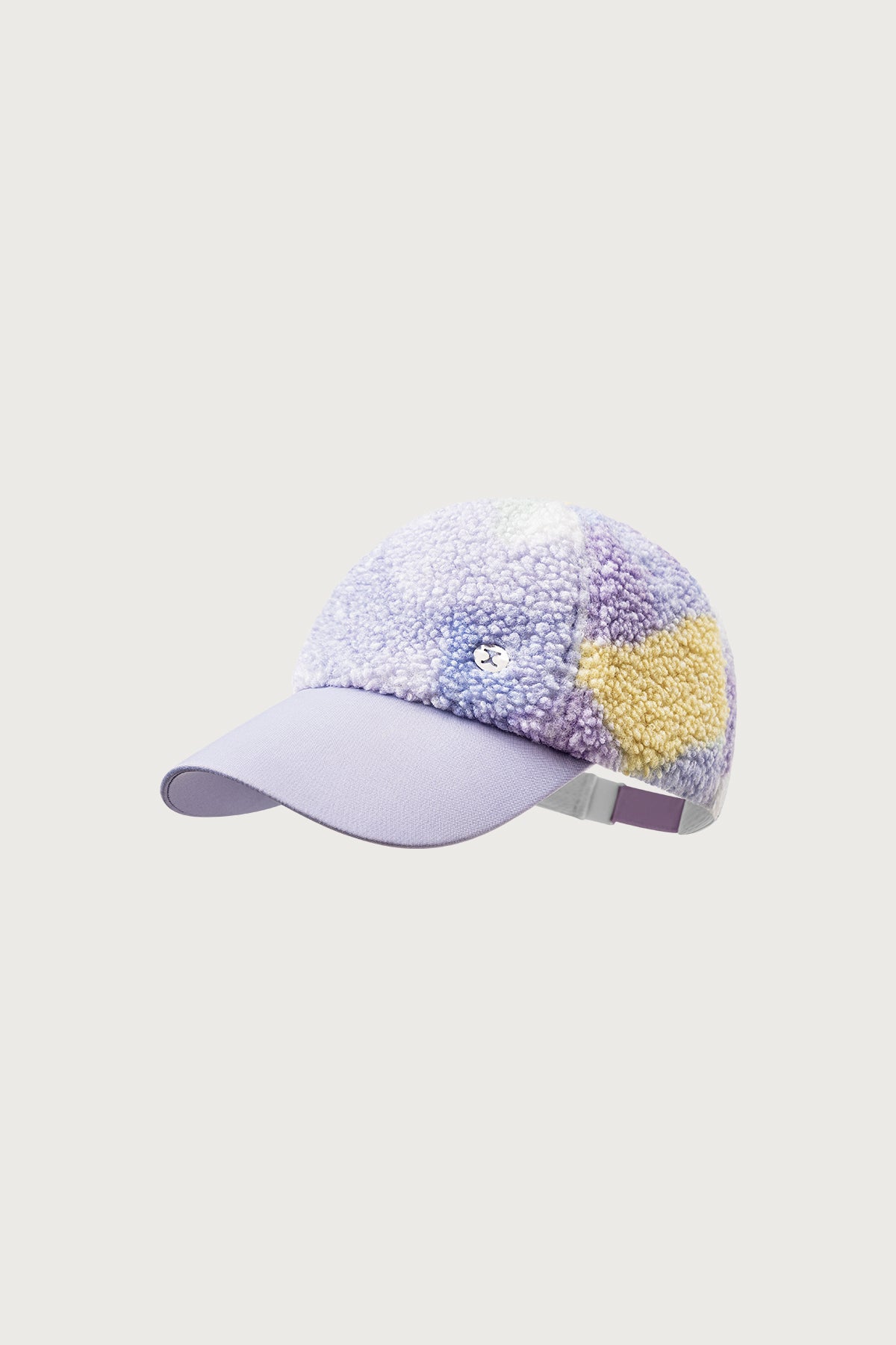 Printed Sherpa Cap **Sky realm Purple**