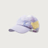 Printed Sherpa Cap **Sky realm Purple**