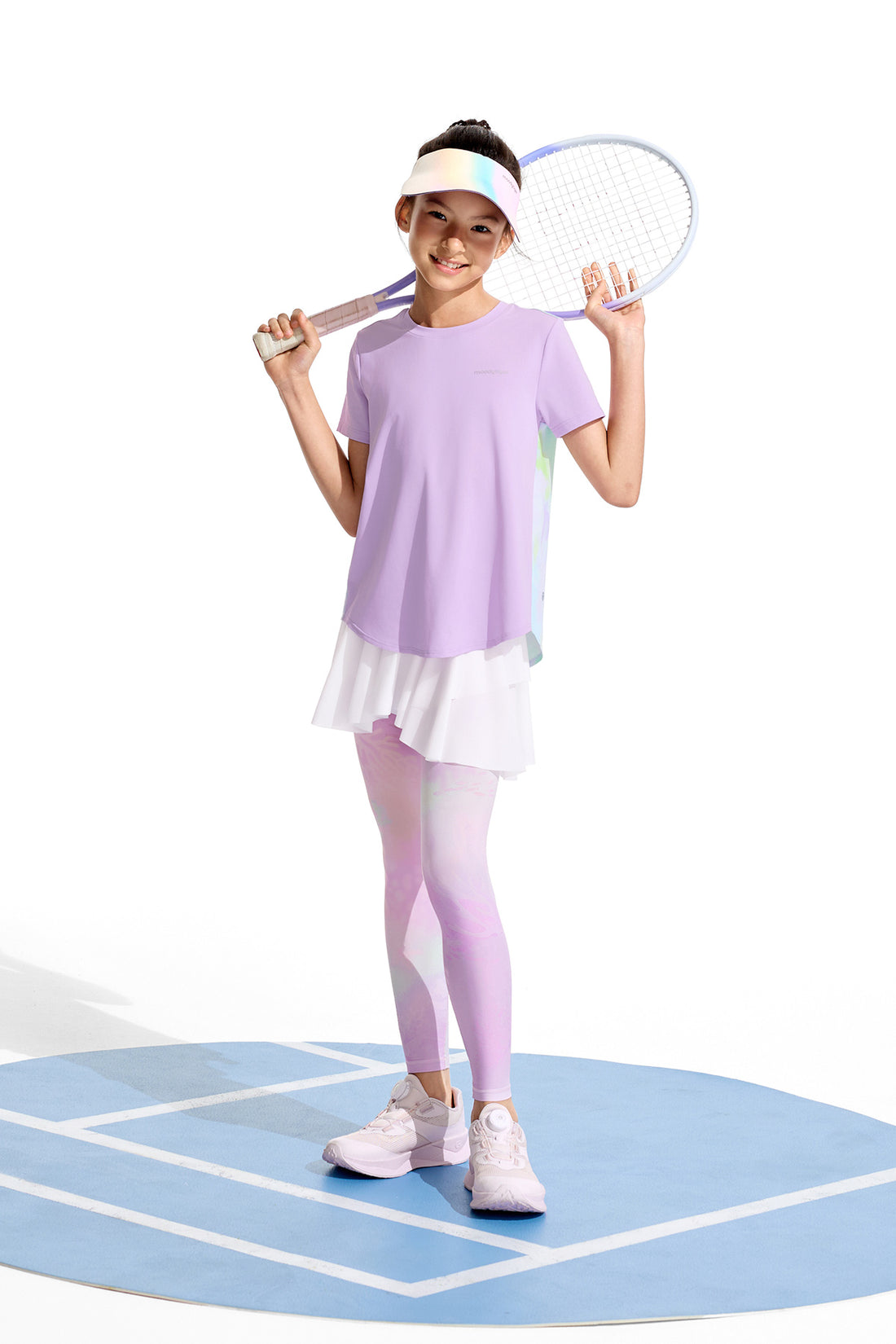 Printed Short Sleeve **Taro Purple**