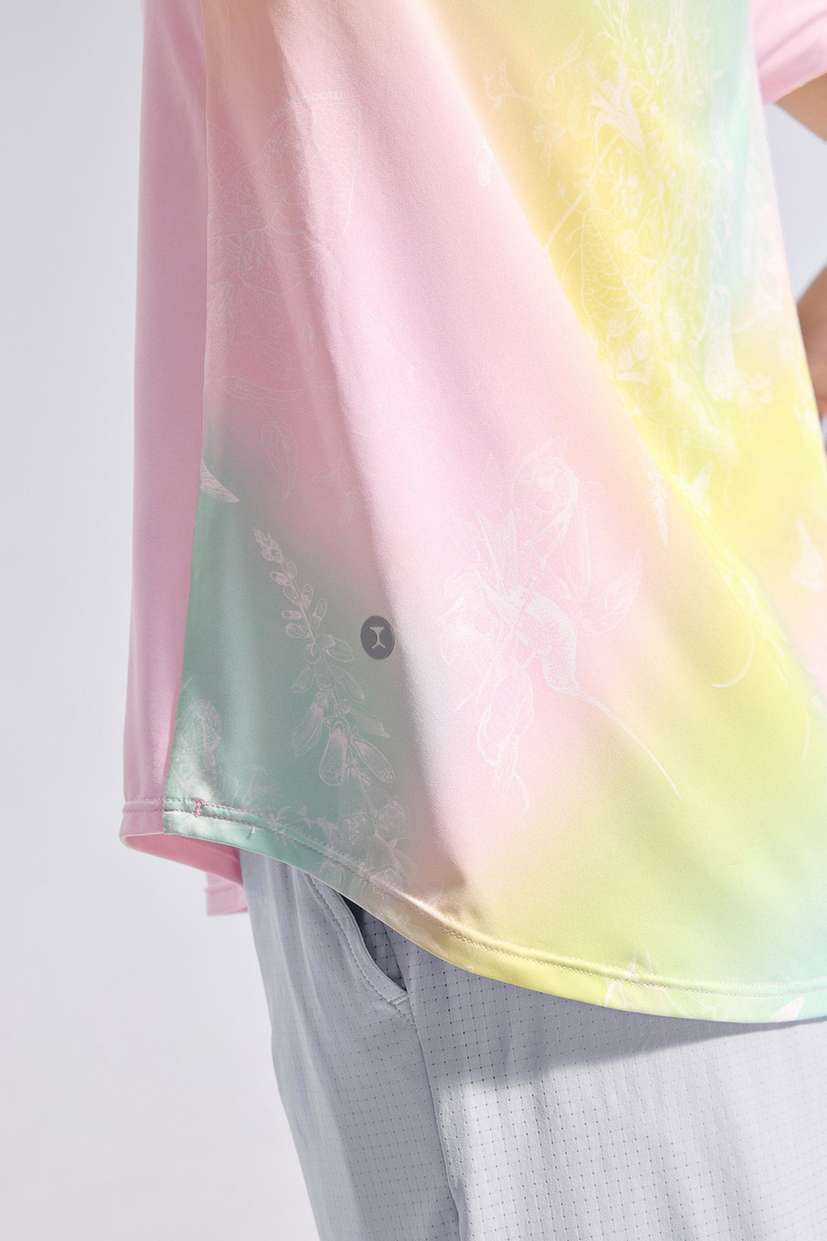 Printed Short Sleeves **Pink Diamond**