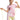 Printed Short Sleeves **Variegated Pink**