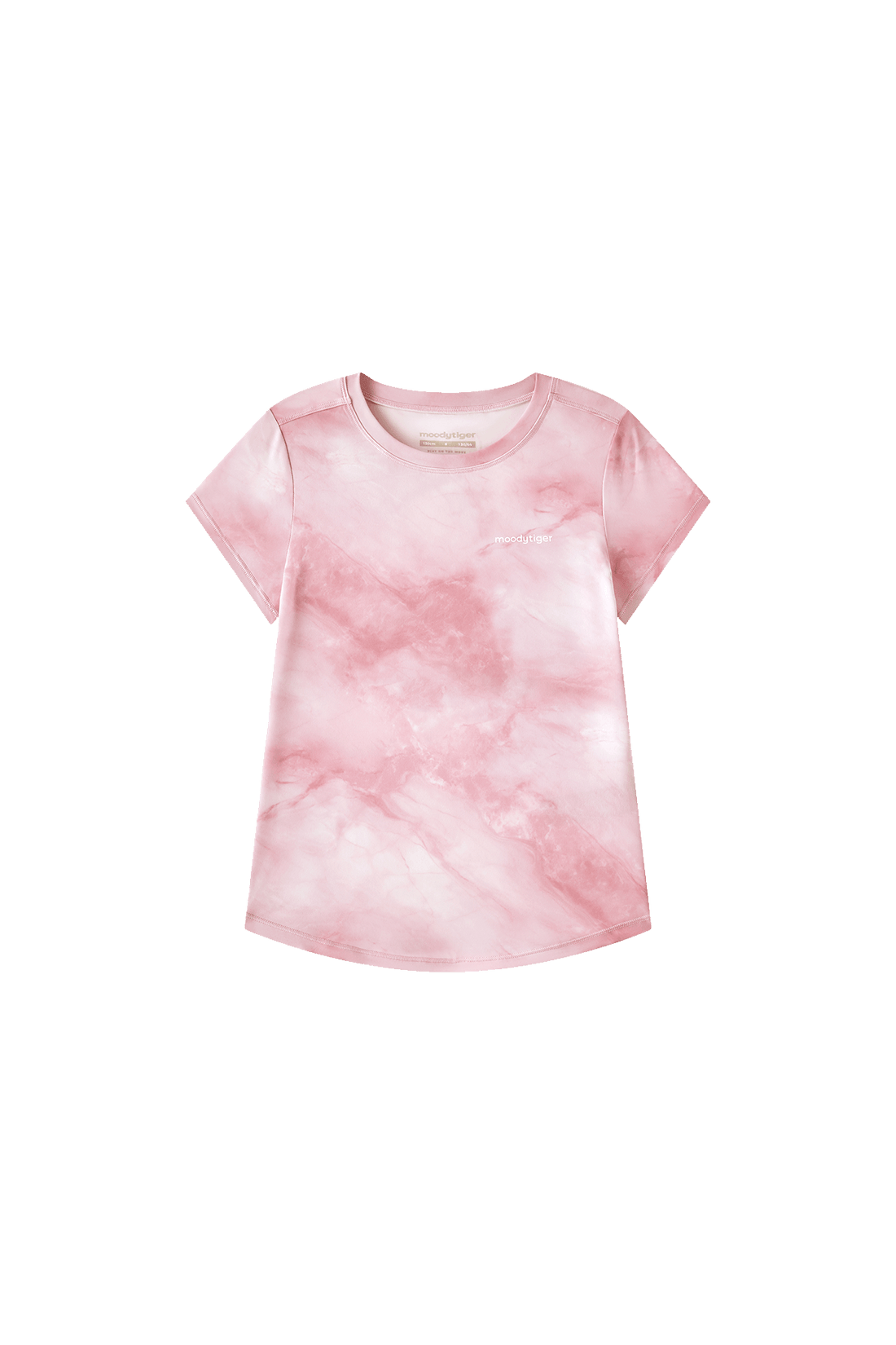 Printed Short Sleeves **Variegated Pink**