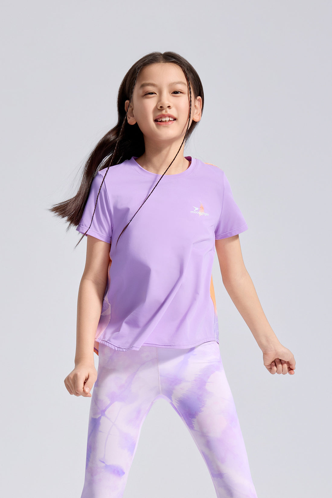 Printed Short Sleeves **Whelan Purple**