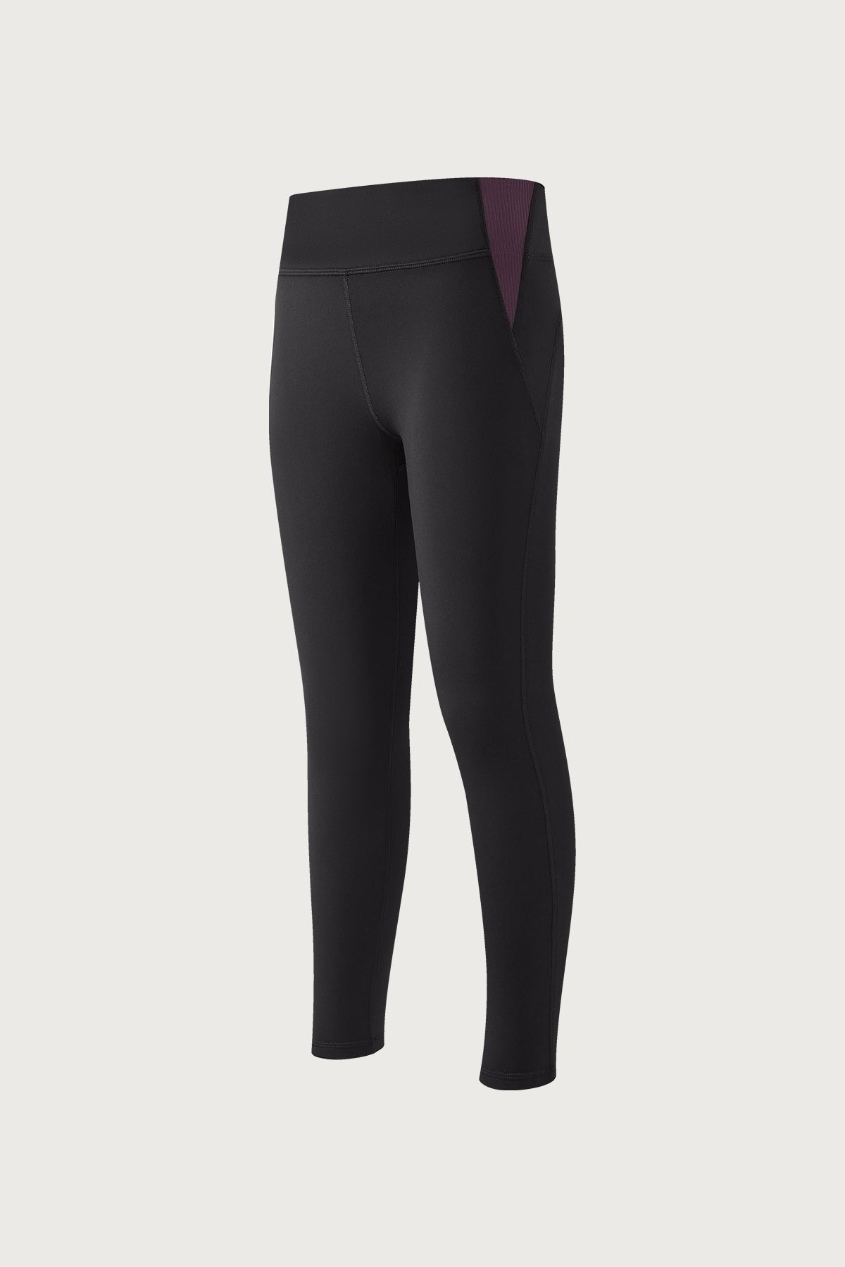 Queenie Colour Blocking Legging **Charcoal Black**