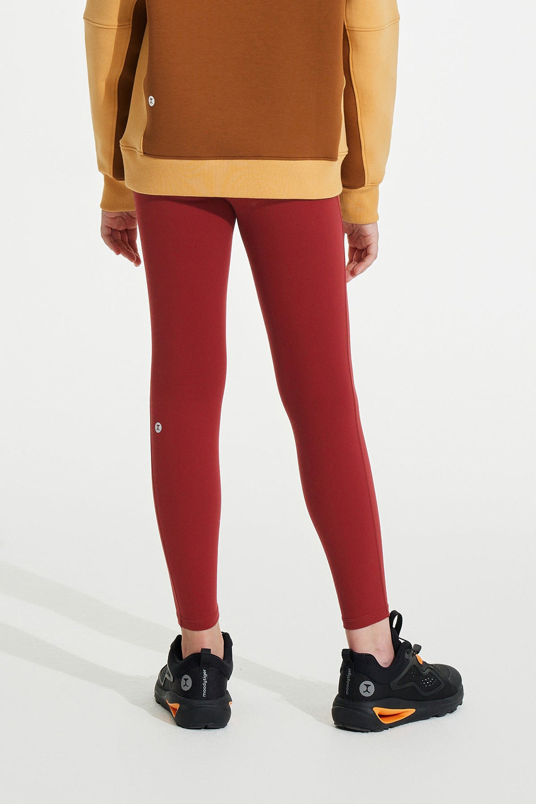 Queenie Colour Blocking Legging **Cranberry**