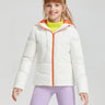 Quilted Hooded Down Jacket **Cloud Dancer**