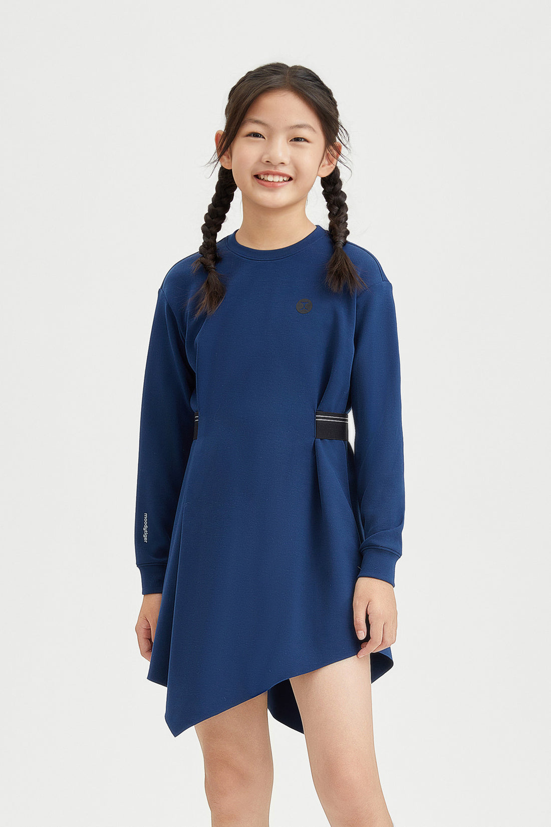 Ribbed Long-Sleeve Dress