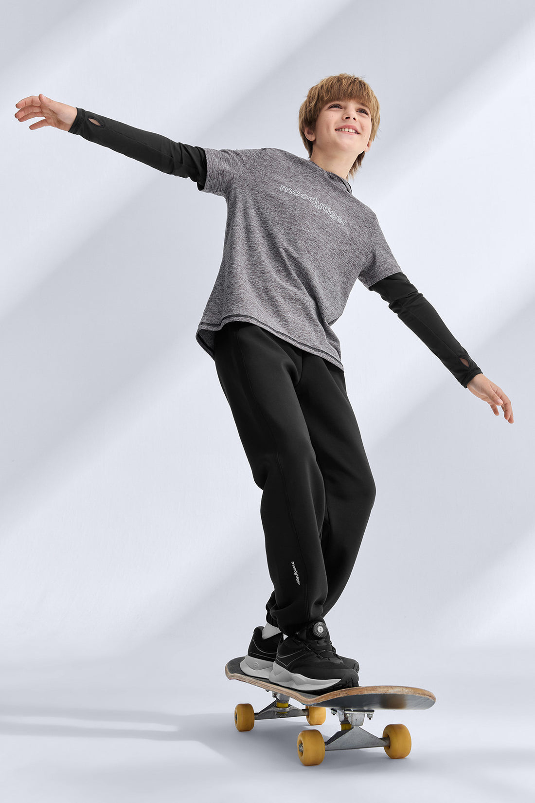 Scuba Moda Taper Pants **Charcoal Black**
