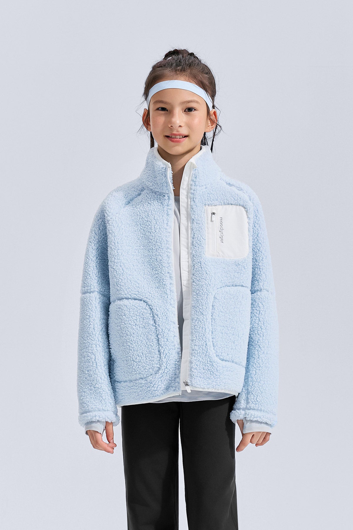 Sherpa Fleece Jacket **Ice Water**