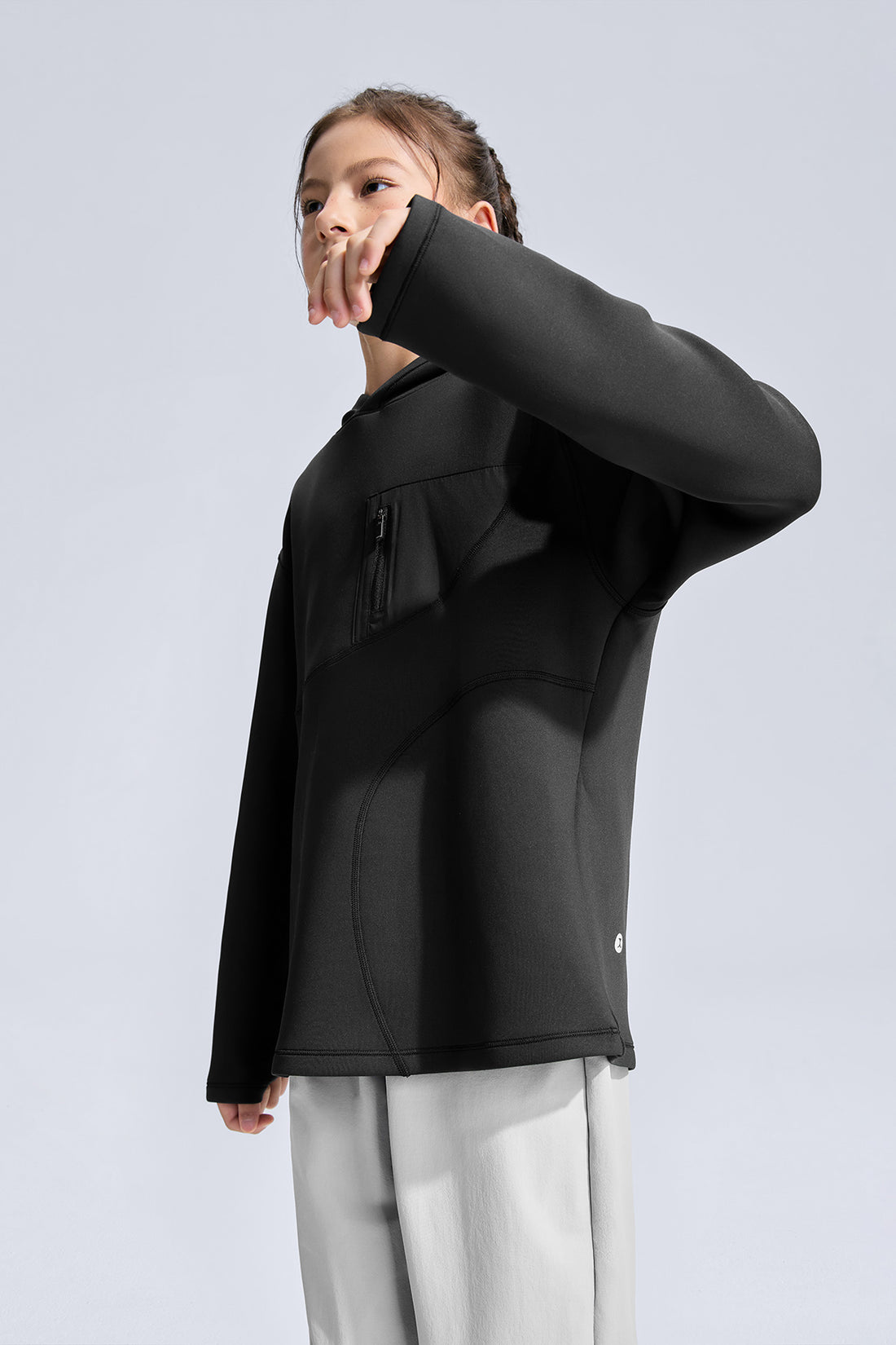 Sport Hoodie **Charcoal Black**
