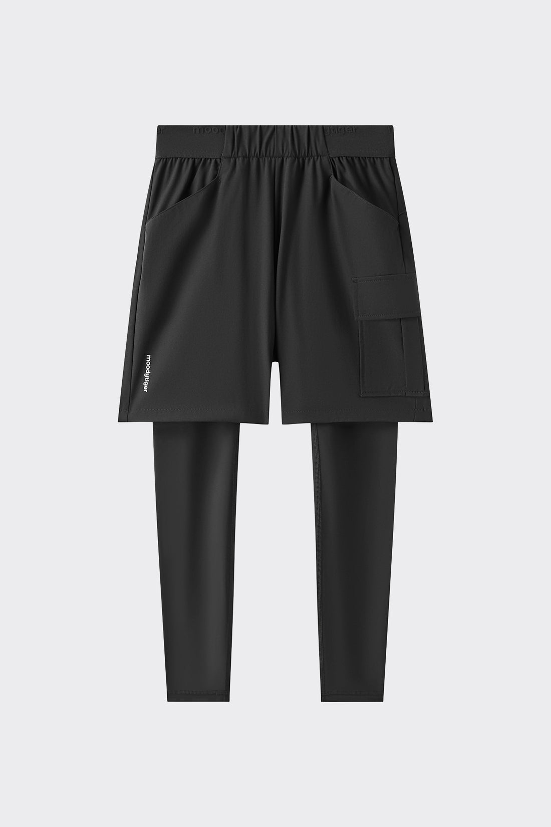 Sports 2-in-1 Pants **Charcoal Black**