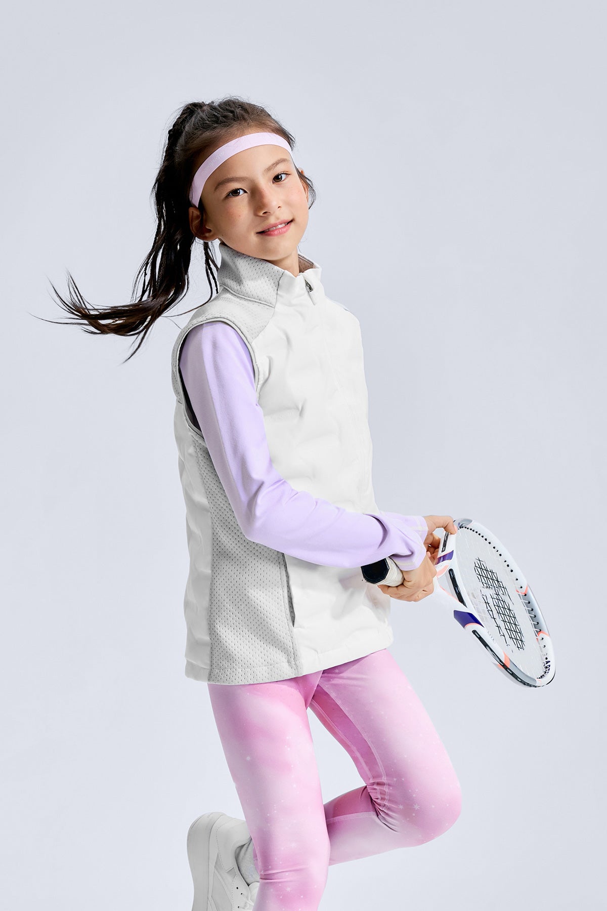 Stretch Sports Down Vest **Cloud Dancer**