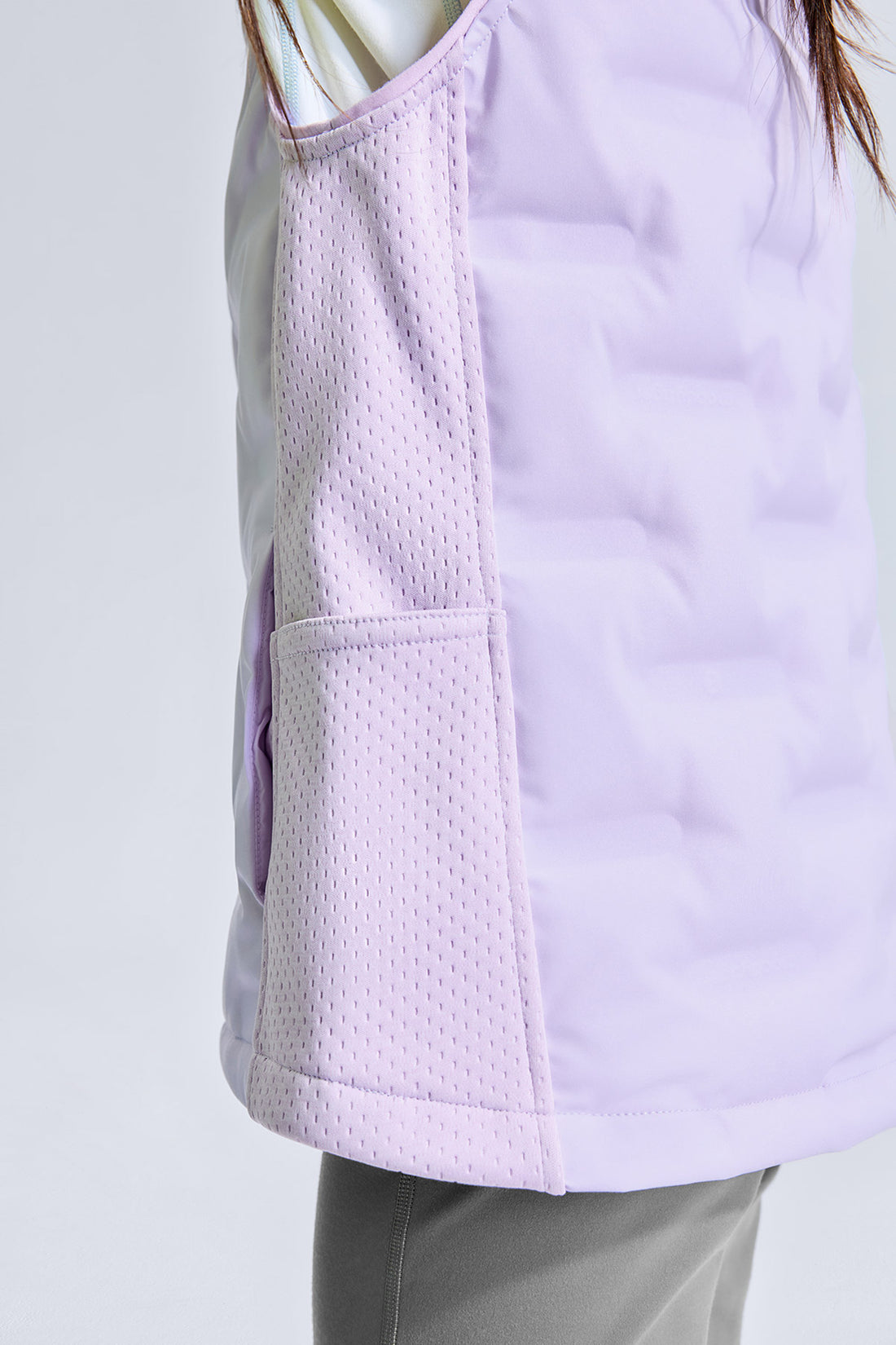 Stretch Sports Down Vest **Taro Purple**