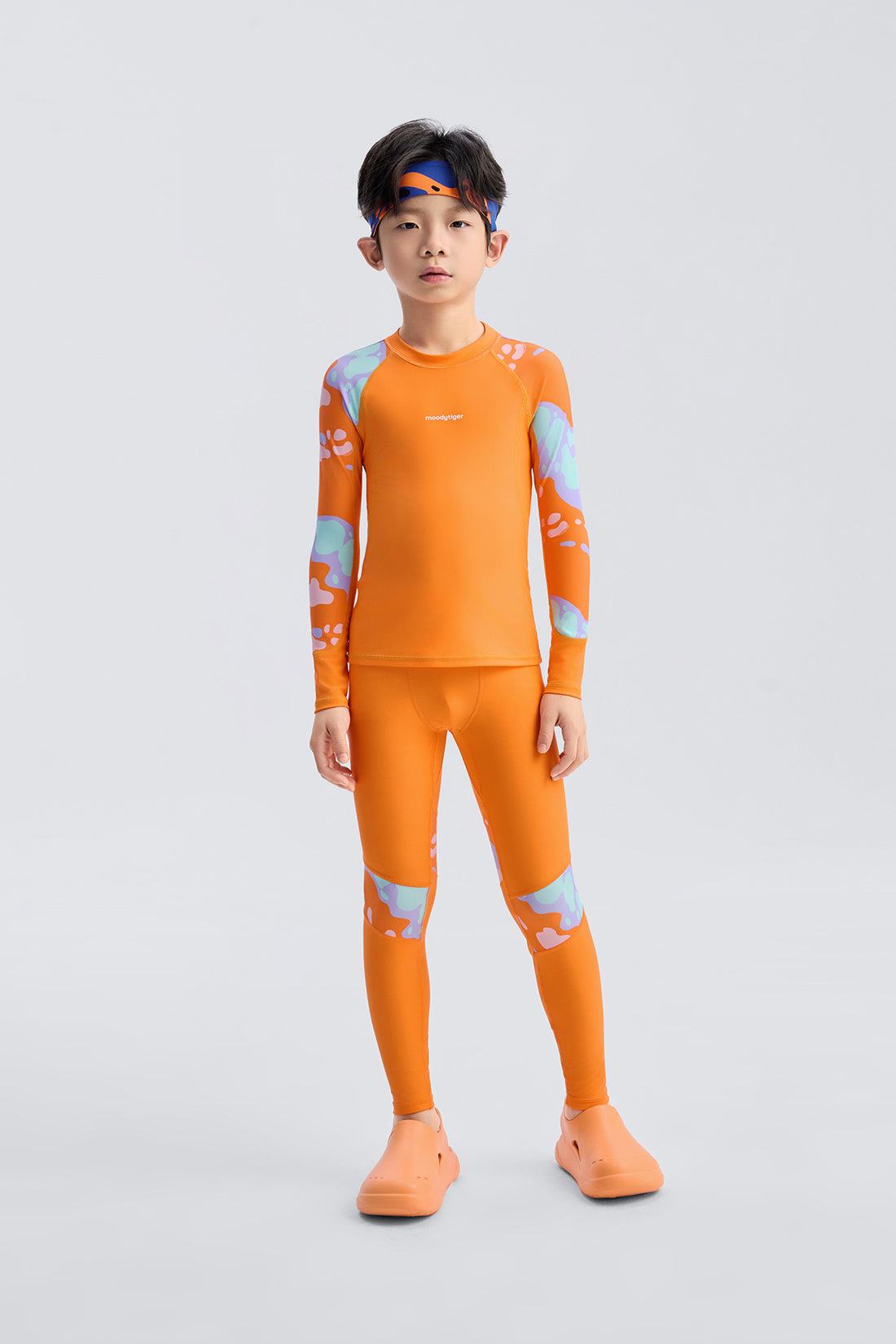 Waverider Long Sleeve Rashguard **Warm Orange**