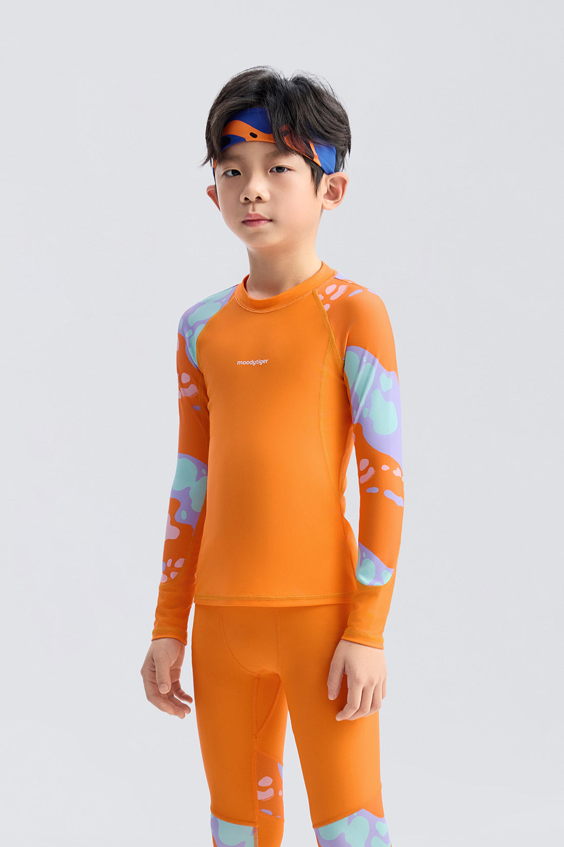 Waverider Long Sleeve Rashguard **Warm Orange**