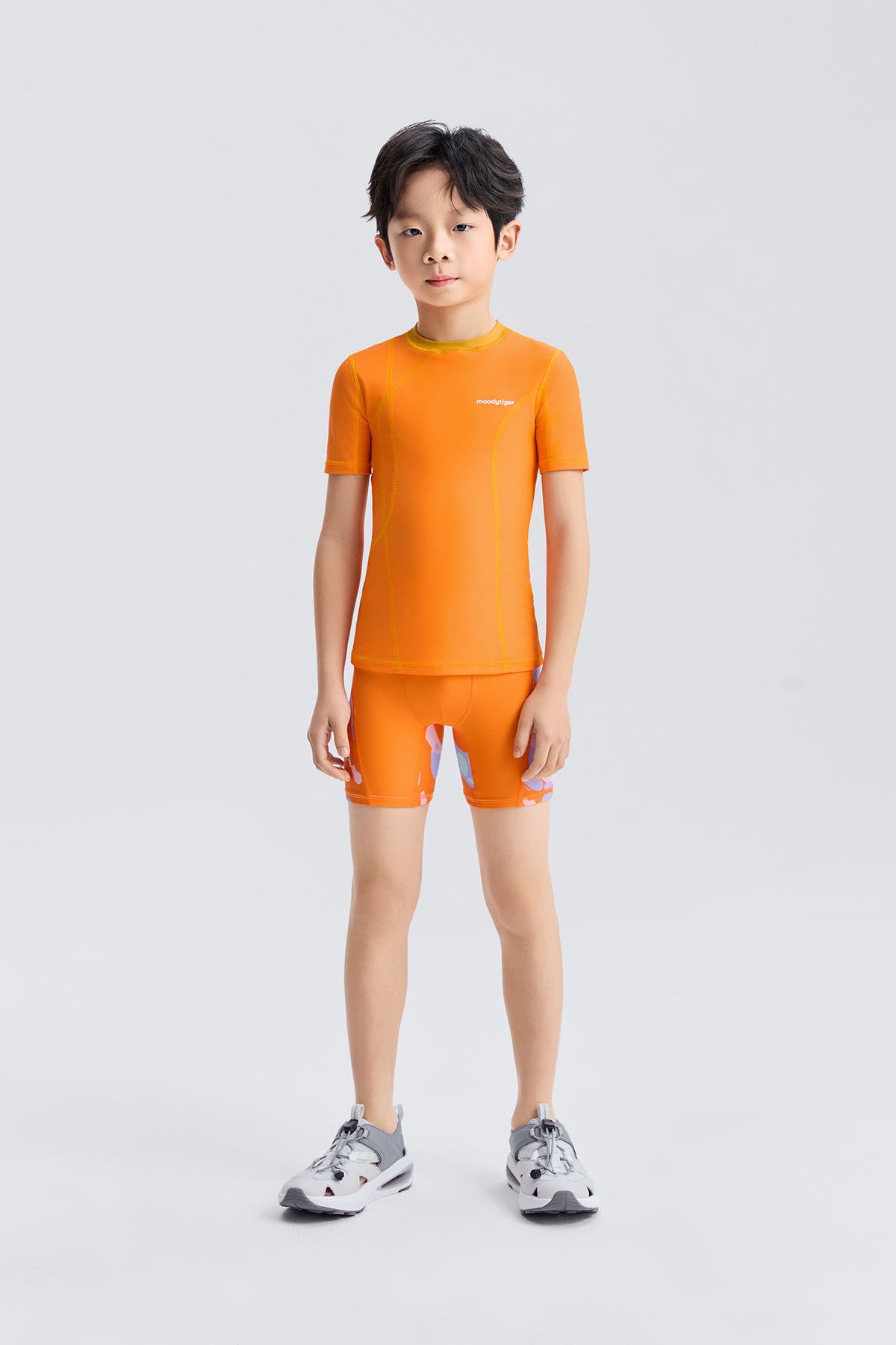 Waverider Short Sleeve Rashguard **Warm Orange**