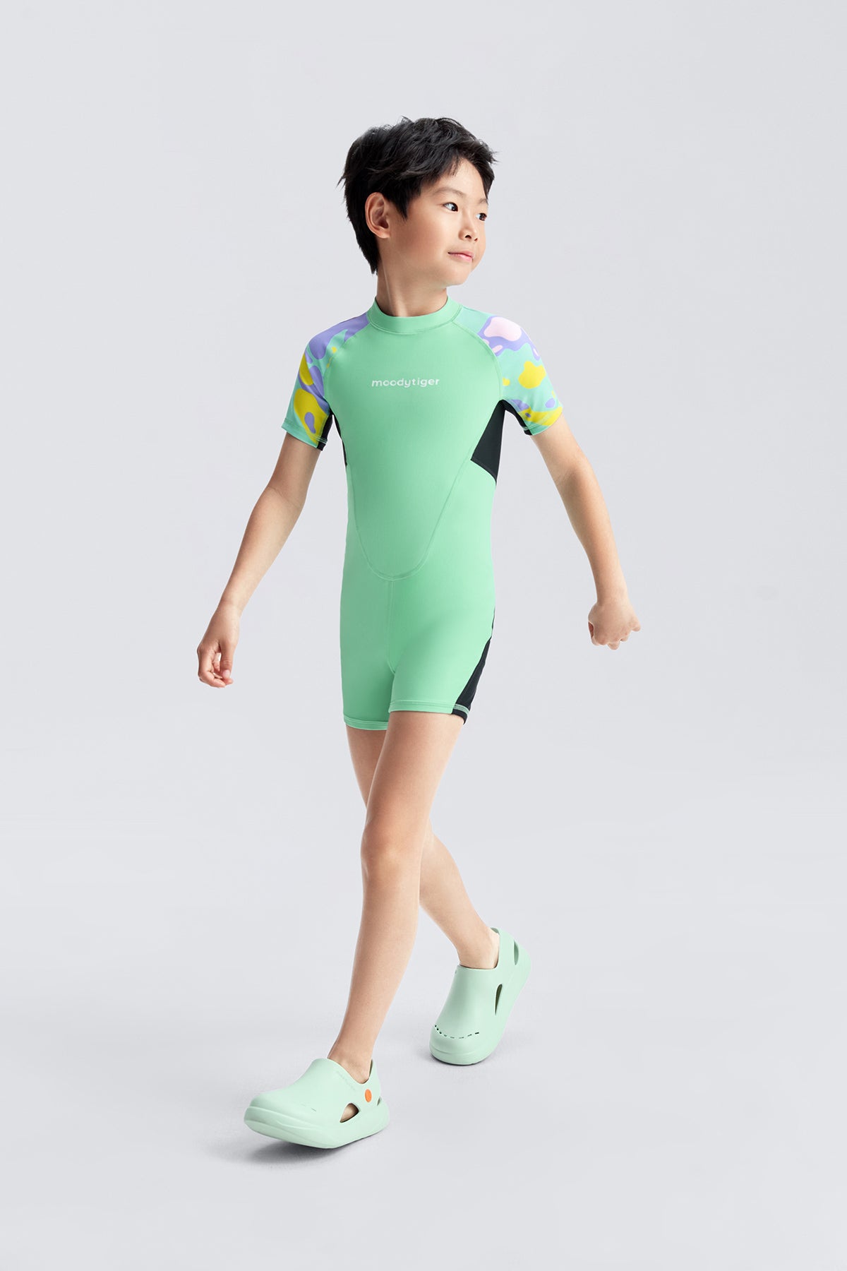 Waverider Swimsuit **Frog Cyan**
