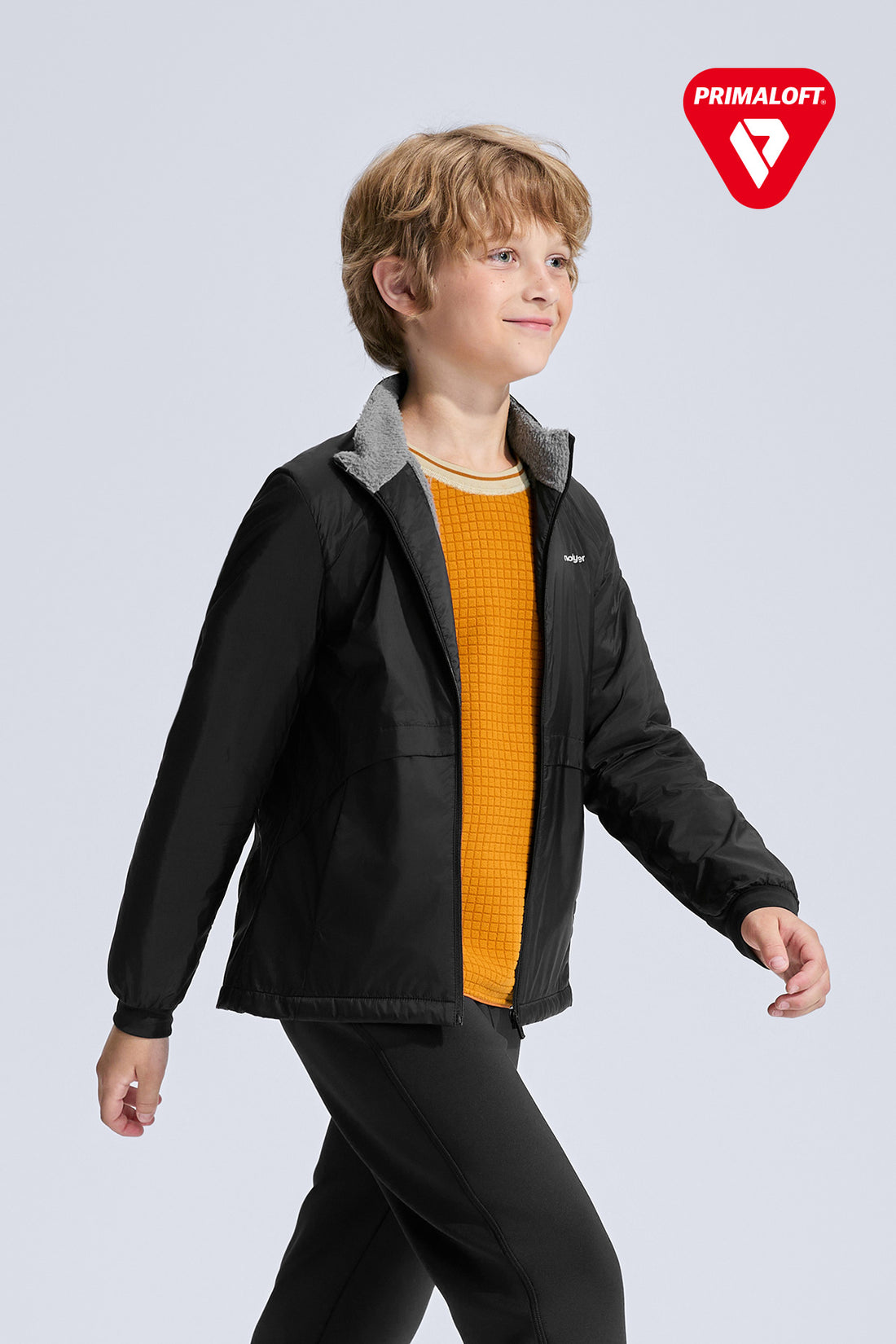 Woven Jacket **Charcoal Black**