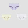 Quickdry Sports Brief **Purple-Yellow-White**