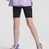 HEAVENLY Girls' Biking Half Shorts **Charcoal Black**