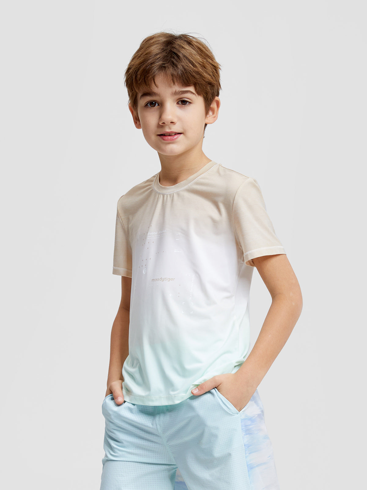 Dip-Dyed Tee for Boys