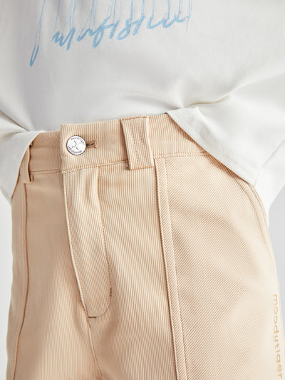 Corduroy Pants With Pocket