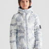 Herbert Down Jacket **White Arctic Tiger**