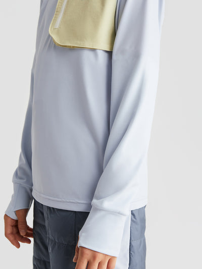 Paneled Thermal Pullover